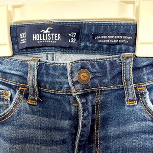 HOLLISTER Low rise crop jeans Size 5XS